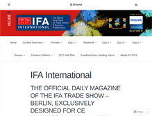 Tablet Screenshot of ifa-international.org